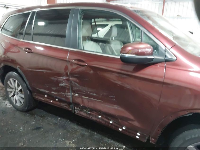 2021 Honda Pilot Awd Ex-L VIN: 5FNYF6H5XMB024124 Lot: 43973741