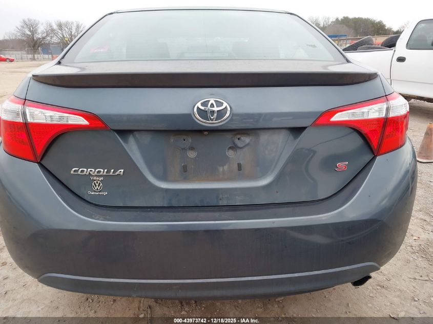 2016 Toyota Corolla S VIN: 2T1BURHE4GC576921 Lot: 43973742