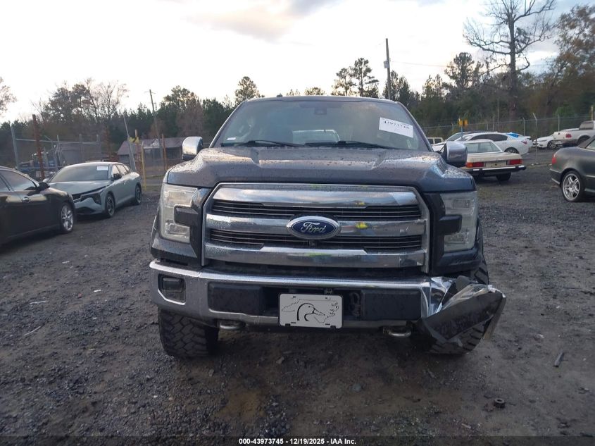 2015 Ford F-150 Lariat VIN: 1FTEW1EG2FFA13127 Lot: 43973745