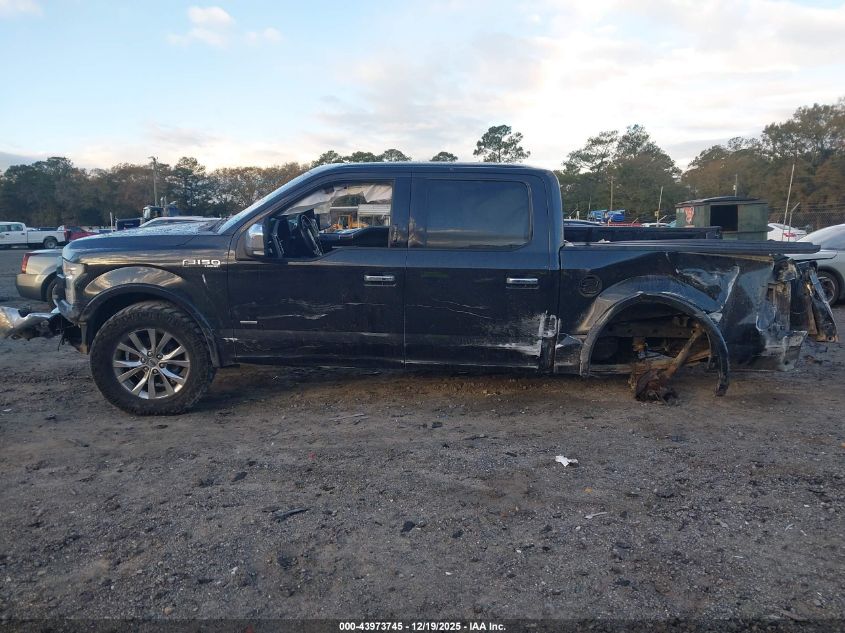 2015 Ford F-150 Lariat VIN: 1FTEW1EG2FFA13127 Lot: 43973745