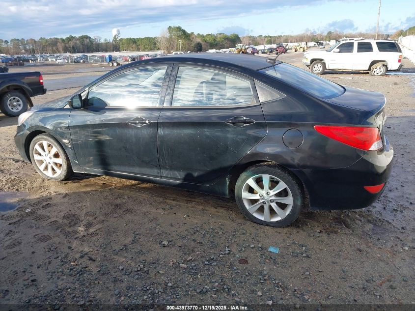 2012 Hyundai Accent Gls VIN: KMHCU4AE6CU134233 Lot: 43973770