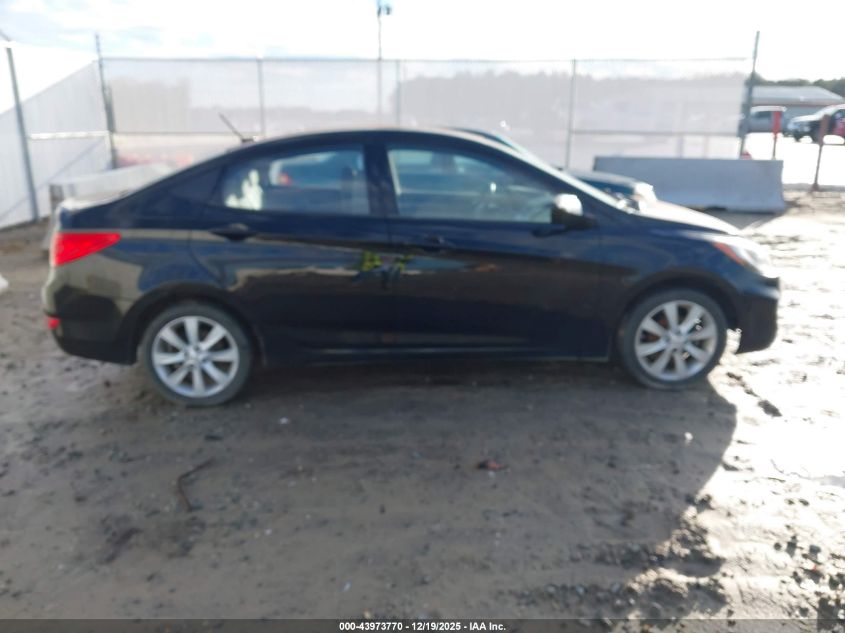 2012 Hyundai Accent Gls VIN: KMHCU4AE6CU134233 Lot: 43973770