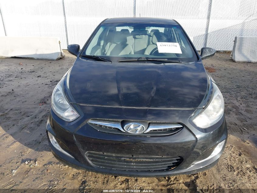 2012 Hyundai Accent Gls VIN: KMHCU4AE6CU134233 Lot: 43973770