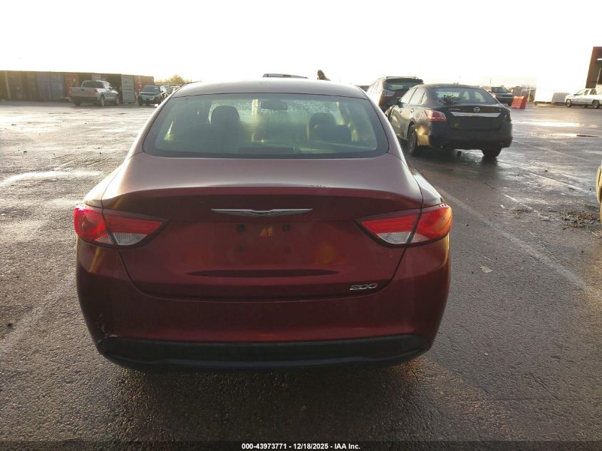 2017 Chrysler 200 Touring VIN: 1C3CCCFB3HN510957 Lot: 43973771