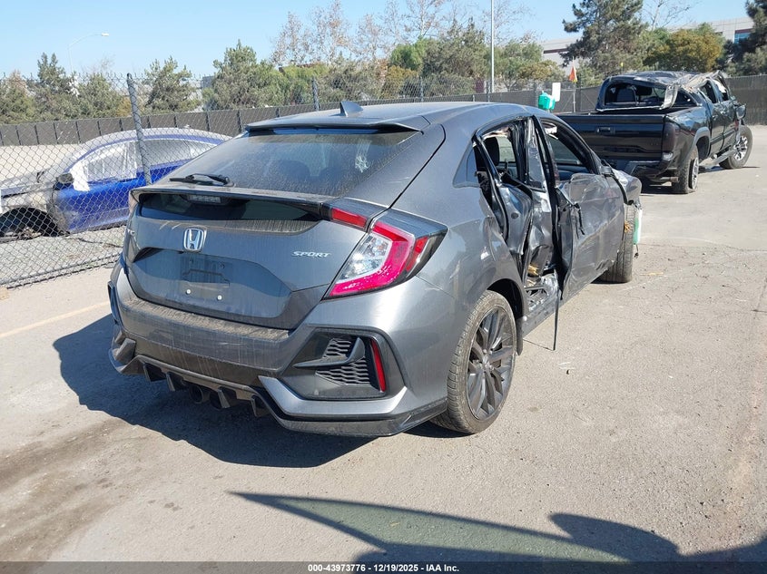 VIN SHHFK7H4XMU409973 2021 HONDA CIVIC SPORT