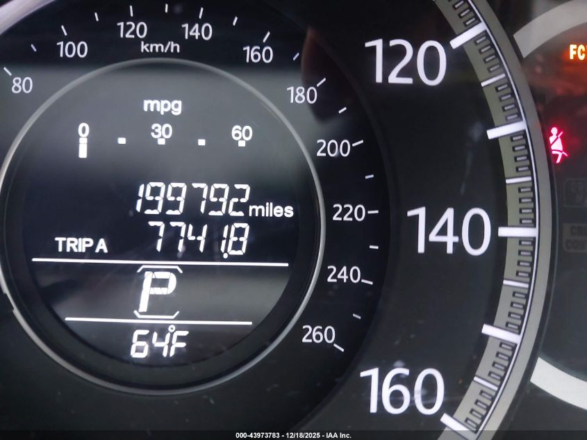 2013 Honda Accord Ex-L VIN: 1HGCR2F80DA228433 Lot: 43973783