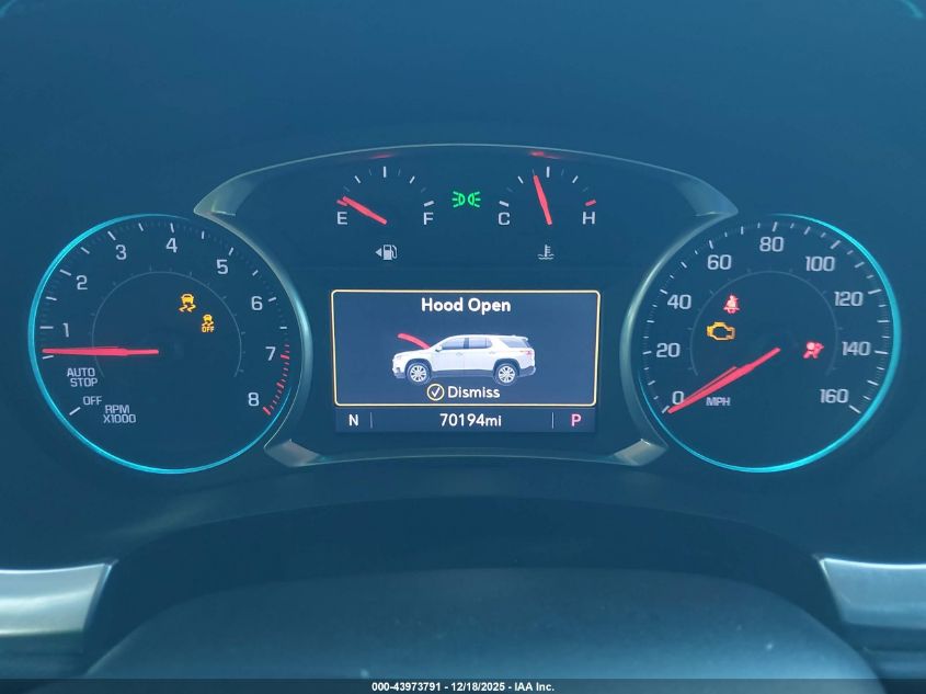 2021 Chevrolet Traverse Fwd Rs VIN: 1GNERJKW5MJ206781 Lot: 43973791