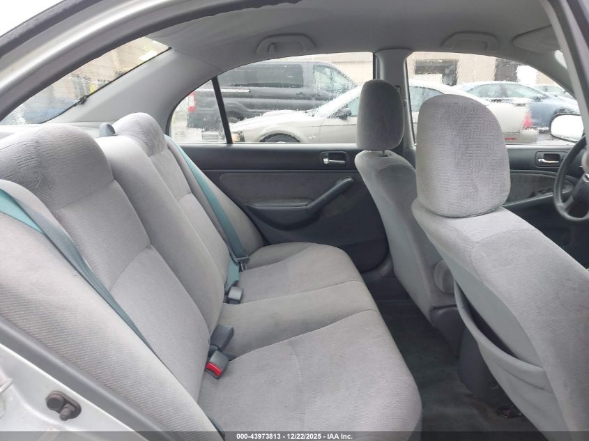 2002 Honda Civic Lx VIN: 2HGES16562H583098 Lot: 43973813