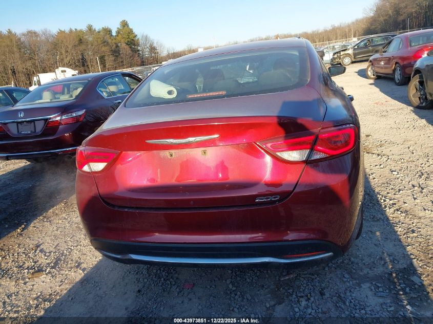 2015 Chrysler 200 Limited VIN: 1C3CCCAB7FN749075 Lot: 43973851