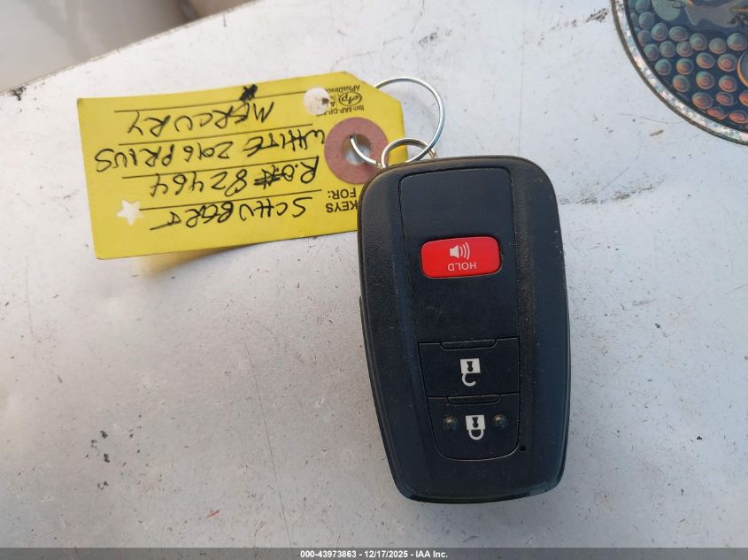 2016 Toyota Prius Four Touring VIN: JTDKARFU4G3510901 Lot: 43973863