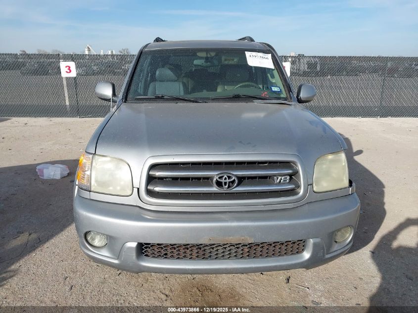 2003 Toyota Sequoia Limited V8 VIN: 5TDZT38A73S167969 Lot: 43973866