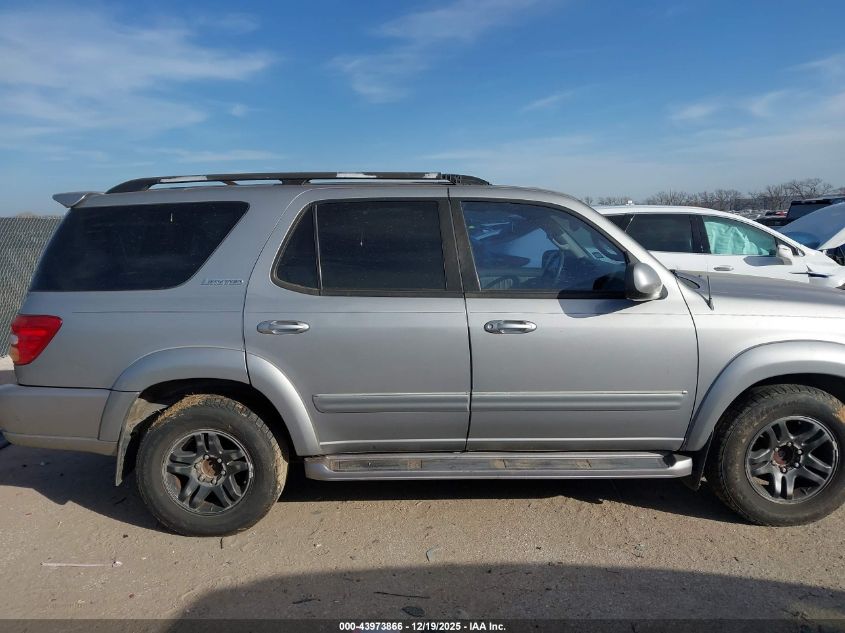 2003 Toyota Sequoia Limited V8 VIN: 5TDZT38A73S167969 Lot: 43973866