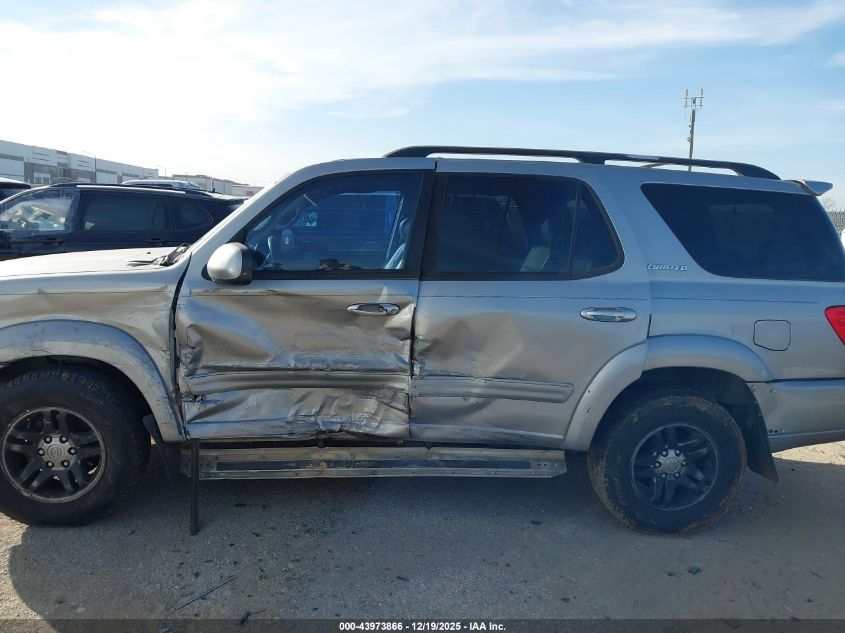 2003 Toyota Sequoia Limited V8 VIN: 5TDZT38A73S167969 Lot: 43973866