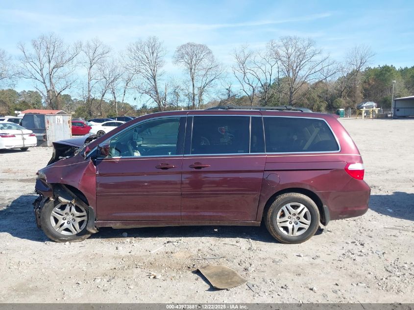 2007 Honda Odyssey Ex-L VIN: 5FNRL38757B066072 Lot: 43973881