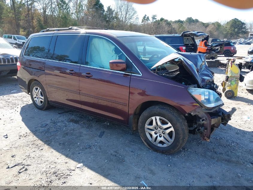 2007 Honda Odyssey Ex-L VIN: 5FNRL38757B066072 Lot: 43973881