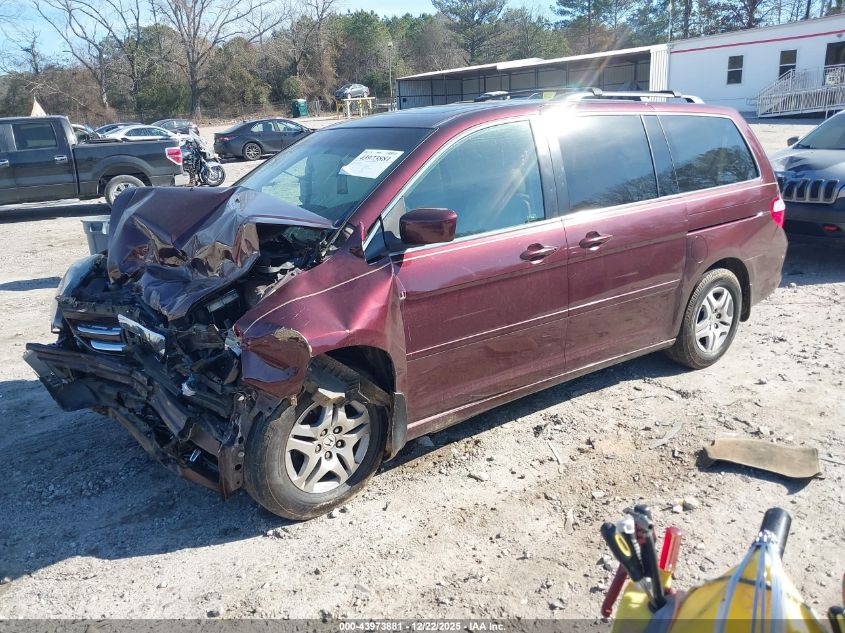2007 Honda Odyssey Ex-L VIN: 5FNRL38757B066072 Lot: 43973881