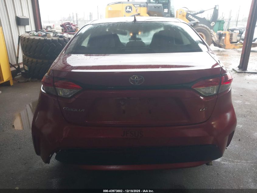 2021 Toyota Corolla Le VIN: 5YFEPMAE5MP197536 Lot: 43973882