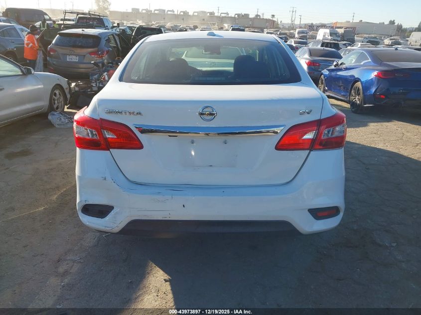 2019 Nissan Sentra Sv VIN: 3N1AB7AP2KY287467 Lot: 43973897