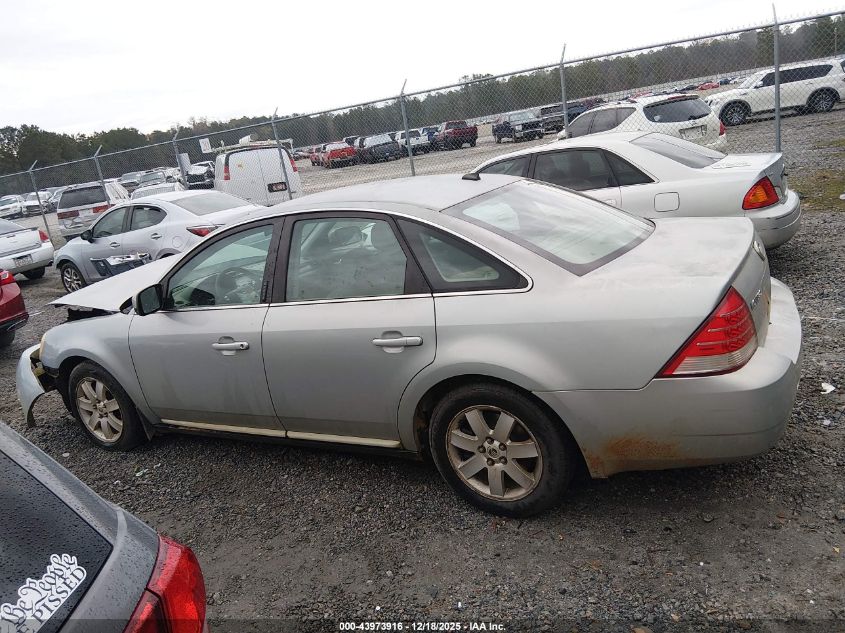 2007 Mercury Montego Luxury VIN: 1MEHM40117G612327 Lot: 43973916