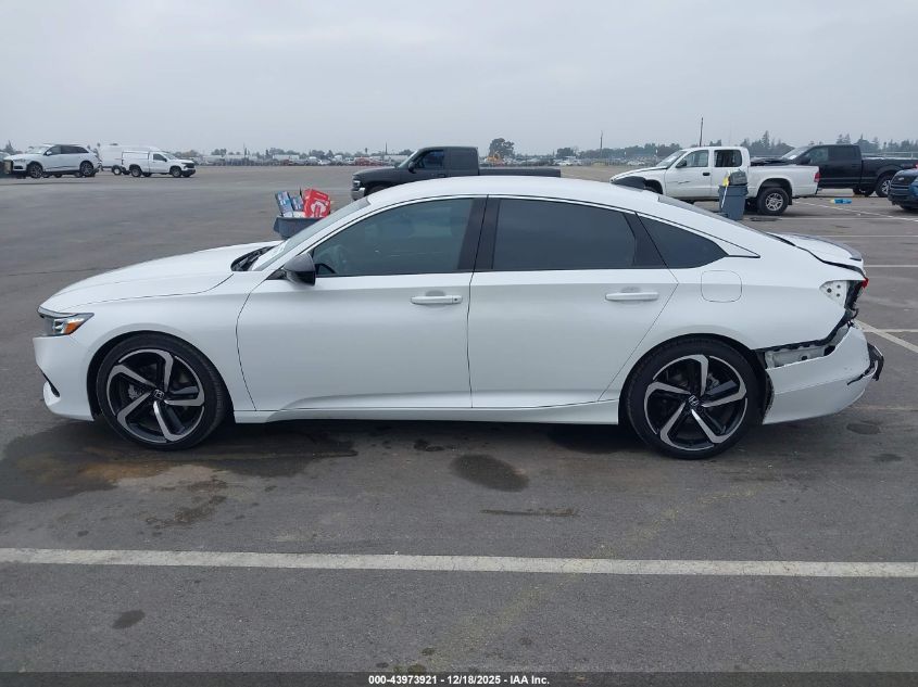 2021 Honda Accord Sport Special Edition VIN: 1HGCV1F4XMA018151 Lot: 43973921