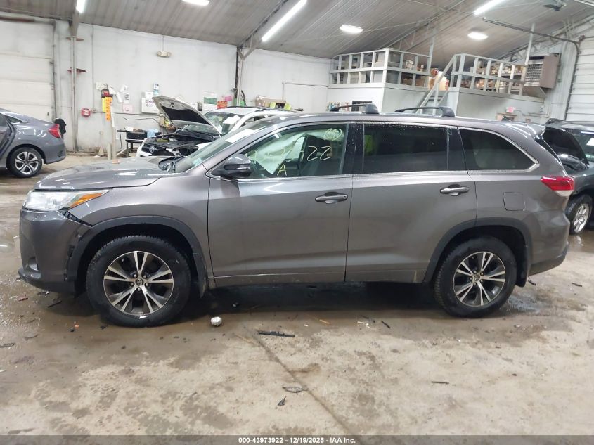 2017 Toyota Highlander Le VIN: 5TDBZRFH1HS430502 Lot: 43973922