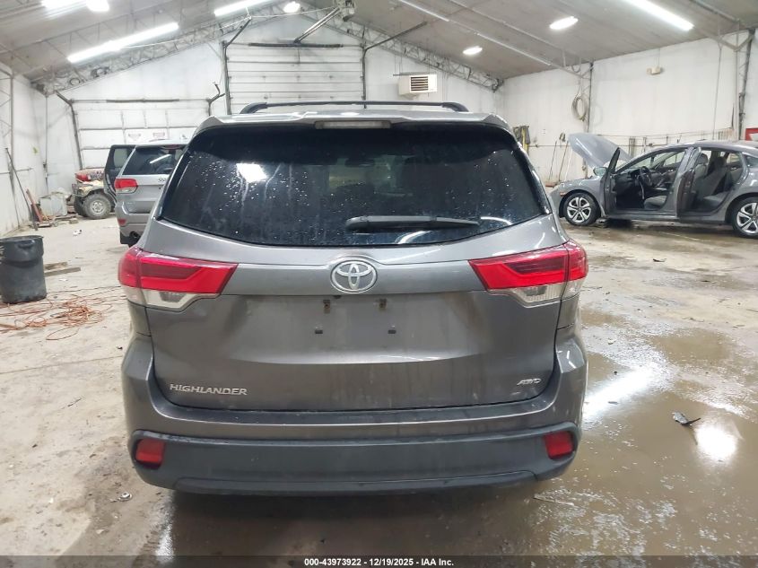 2017 Toyota Highlander Le VIN: 5TDBZRFH1HS430502 Lot: 43973922