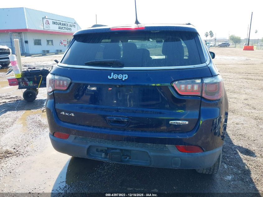 2018 Jeep Compass Latitude 4X4 VIN: 3C4NJDBBXJT143101 Lot: 43973923