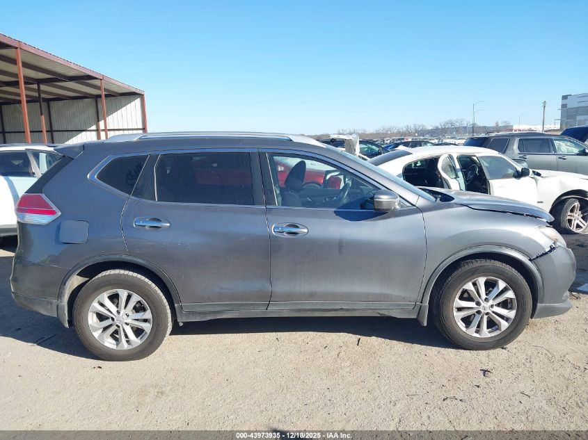 2015 Nissan Rogue Sv VIN: KNMAT2MT3FP559957 Lot: 43973935