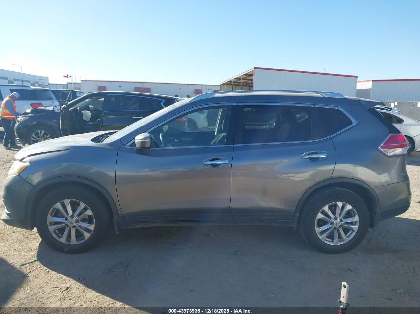 2015 Nissan Rogue Sv VIN: KNMAT2MT3FP559957 Lot: 43973935