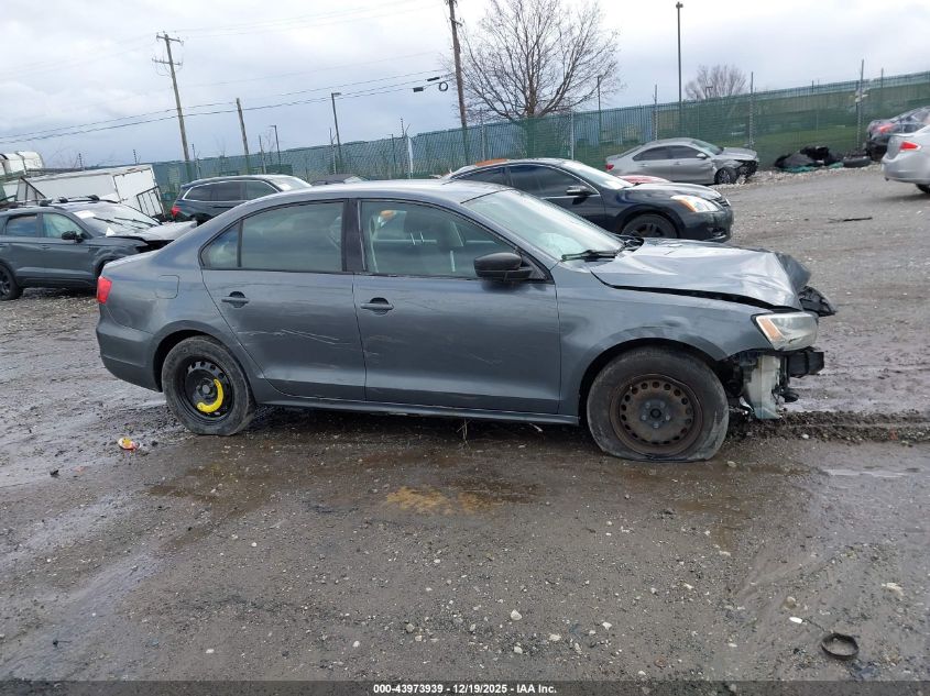 2012 Volkswagen Jetta 2.0L S VIN: 3VW2K7AJ6CM309909 Lot: 43973939