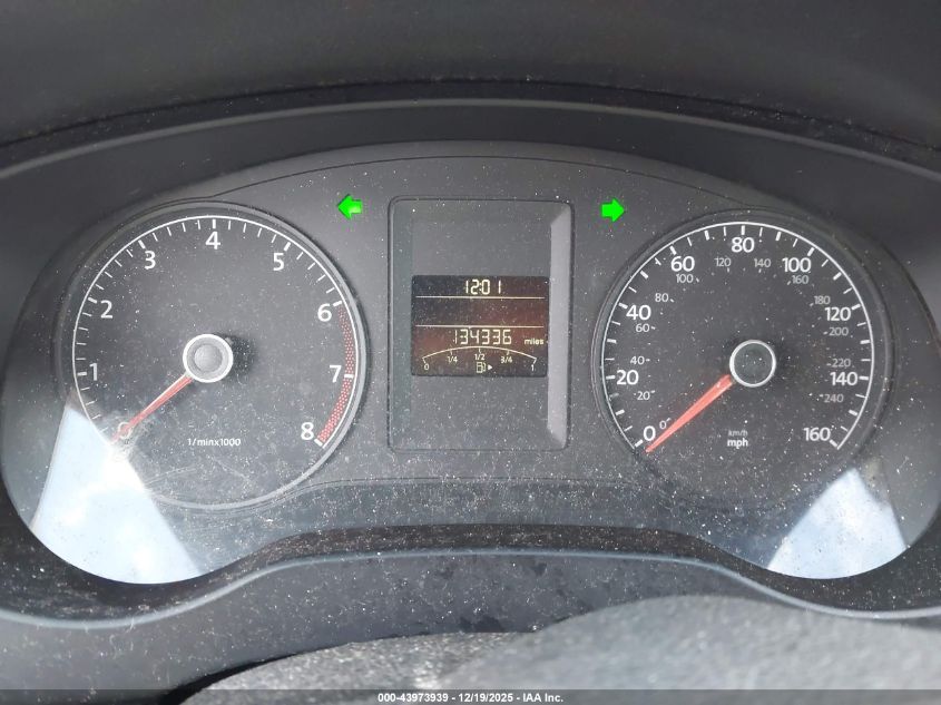 2012 Volkswagen Jetta 2.0L S VIN: 3VW2K7AJ6CM309909 Lot: 43973939