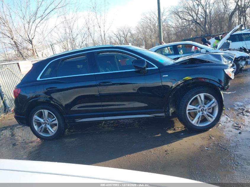 2021 Audi Q3 Premium Plus 45 Tfsi S Line Quattro Tiptronic VIN: WA1EECF35M1045696 Lot: 43973962