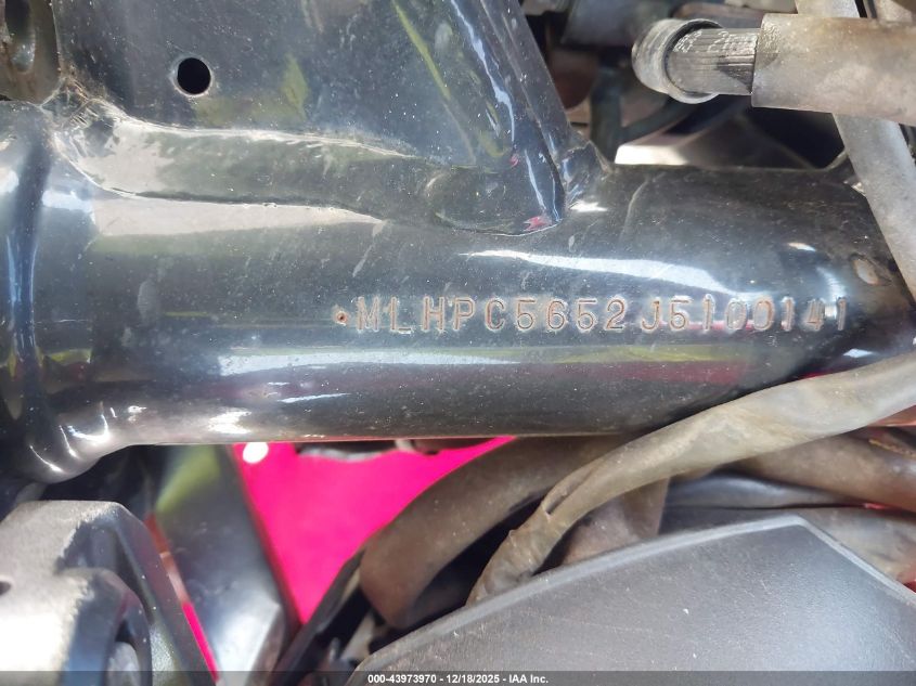 2018 Honda Cmx500 A VIN: MLHPC5652J5100141 Lot: 43973970