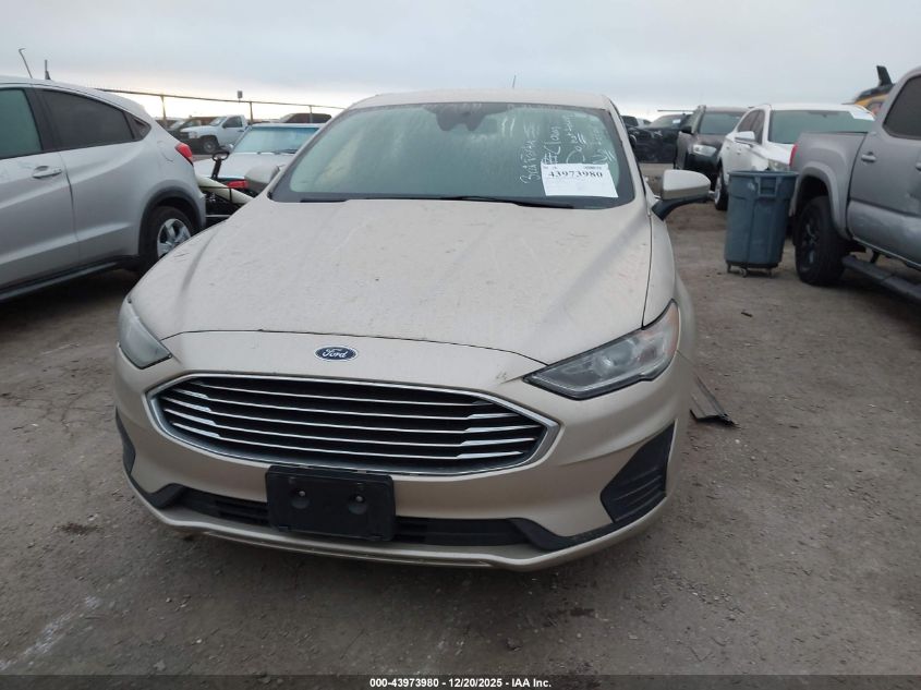2019 Ford Fusion S VIN: 3FA6P0G77KR169966 Lot: 43973980