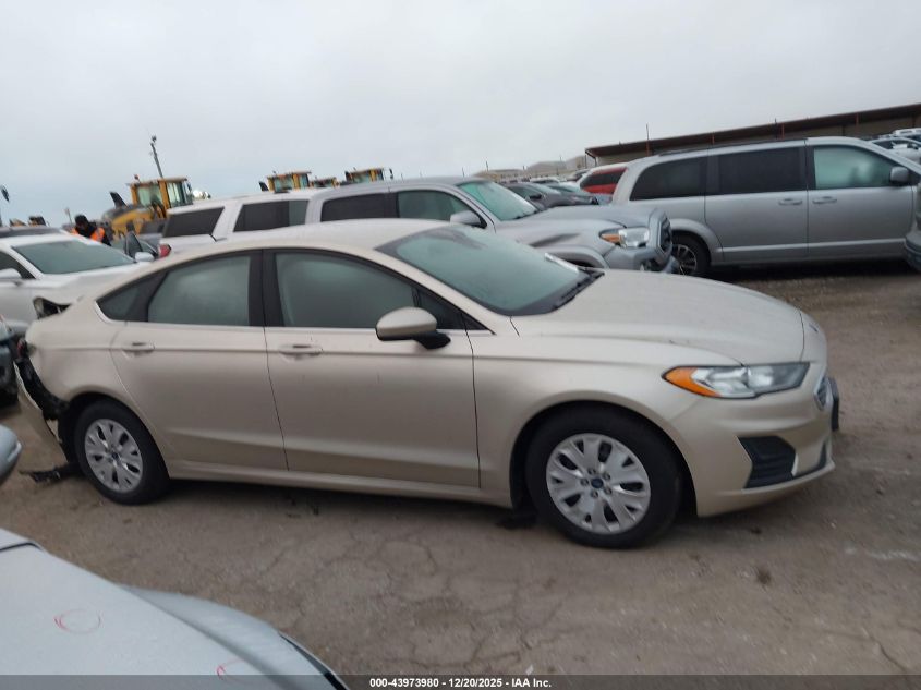 2019 Ford Fusion S VIN: 3FA6P0G77KR169966 Lot: 43973980