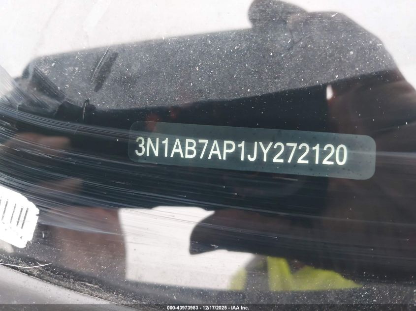 2018 Nissan Sentra S VIN: 3N1AB7AP1JY272120 Lot: 43973983