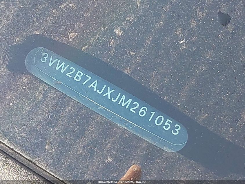 2018 Volkswagen Jetta 1.4T S VIN: 3VW2B7AJXJM261053 Lot: 43973984