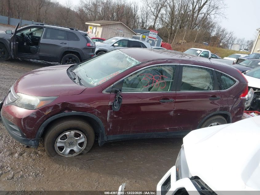 2014 Honda Cr-V Lx VIN: 5J6RM4H37EL106334 Lot: 43973985