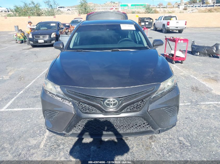 2018 Toyota Camry Se VIN: 4T1B11HK3JU138378 Lot: 43974006