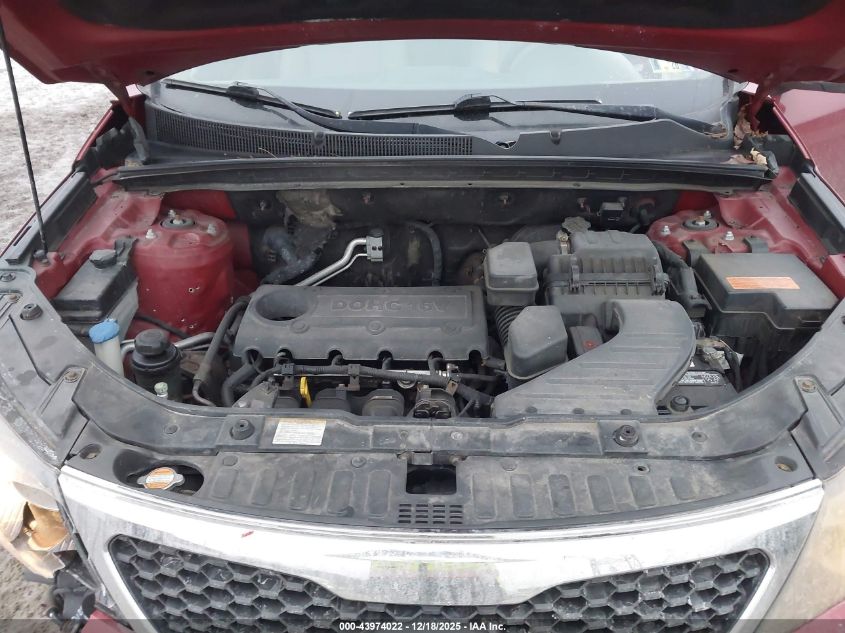 2011 Kia Sorento Lx VIN: 5XYKTCA19BG072868 Lot: 43974022