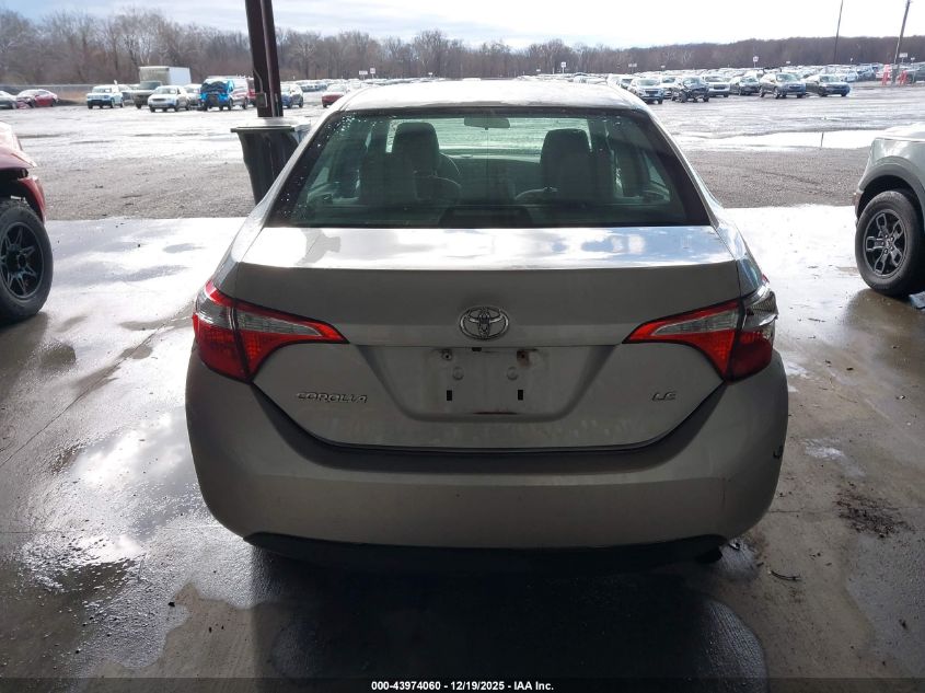 2016 Toyota Corolla Le VIN: 2T1BURHE7GC547073 Lot: 43974060