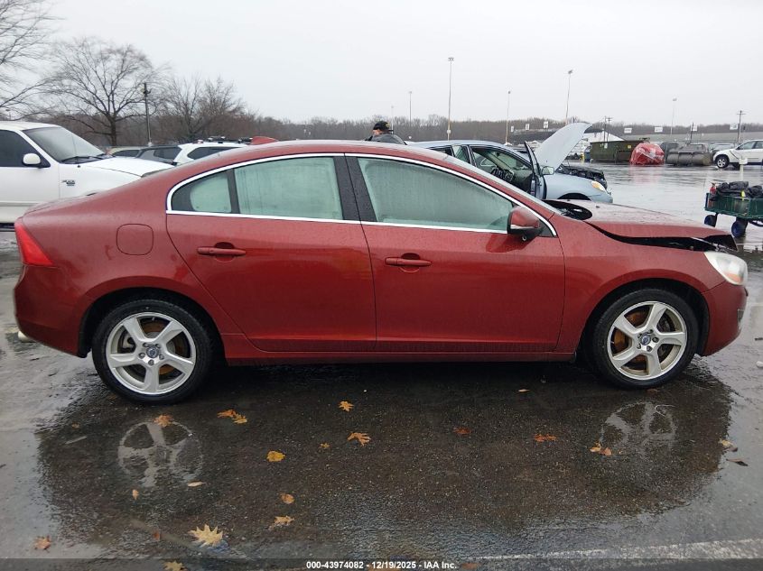 2013 Volvo S60 T5 VIN: YV1612FH6D2205181 Lot: 43974082