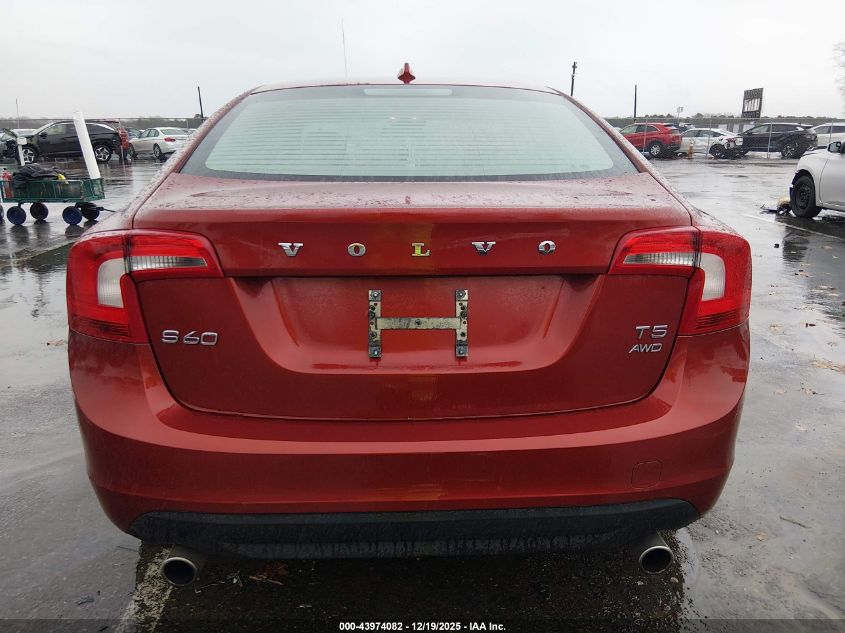 2013 Volvo S60 T5 VIN: YV1612FH6D2205181 Lot: 43974082