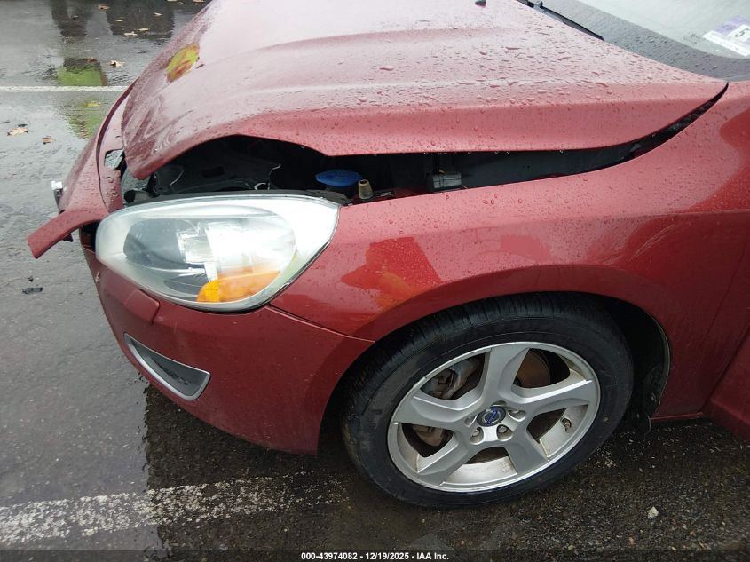 2013 Volvo S60 T5 VIN: YV1612FH6D2205181 Lot: 43974082