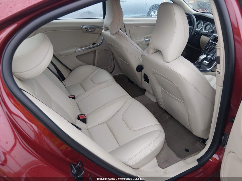 2013 Volvo S60 T5 VIN: YV1612FH6D2205181 Lot: 43974082