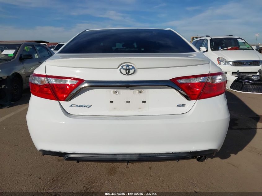 2016 Toyota Camry Se VIN: 4T1BF1FK3GU180191 Lot: 43974085