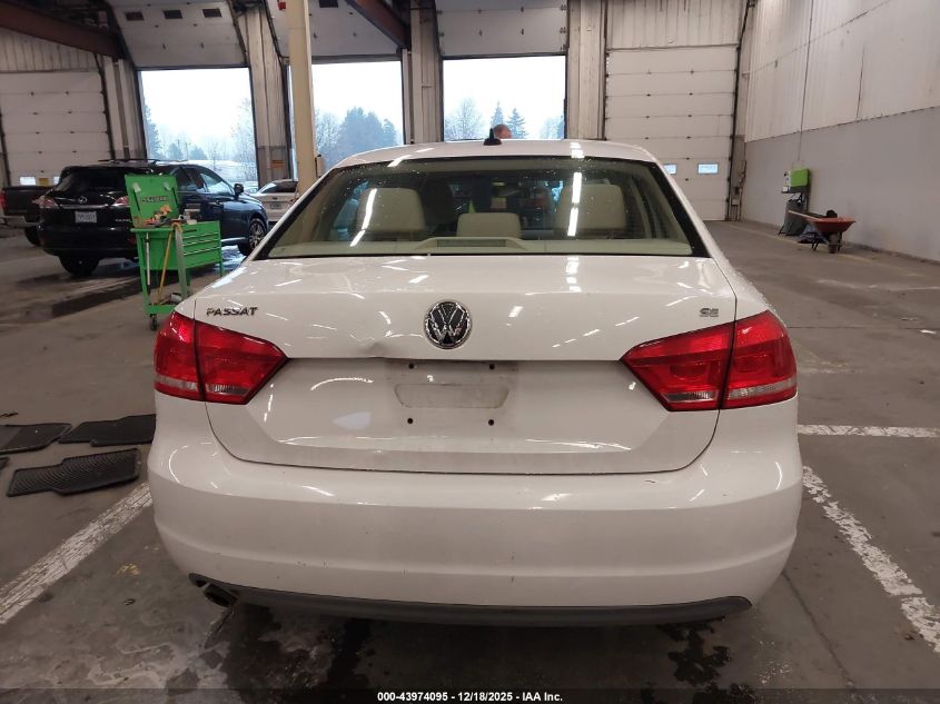 2012 Volkswagen Passat 2.5L Se VIN: 1VWBP7A39CC050143 Lot: 43974095