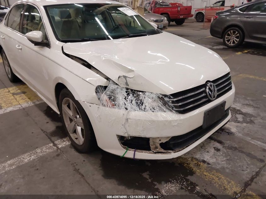 2012 Volkswagen Passat 2.5L Se VIN: 1VWBP7A39CC050143 Lot: 43974095