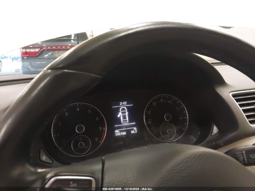 2012 Volkswagen Passat 2.5L Se VIN: 1VWBP7A39CC050143 Lot: 43974095