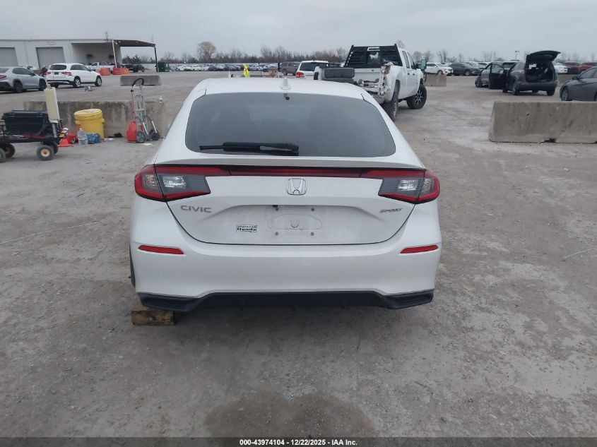 2025 Honda Civic Sport VIN: 19XFL2884SE018423 Lot: 43974104